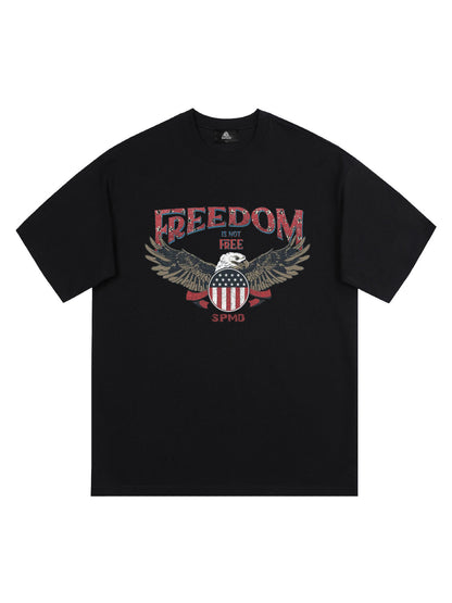 Original Freedom Eagle Print T-shirt 