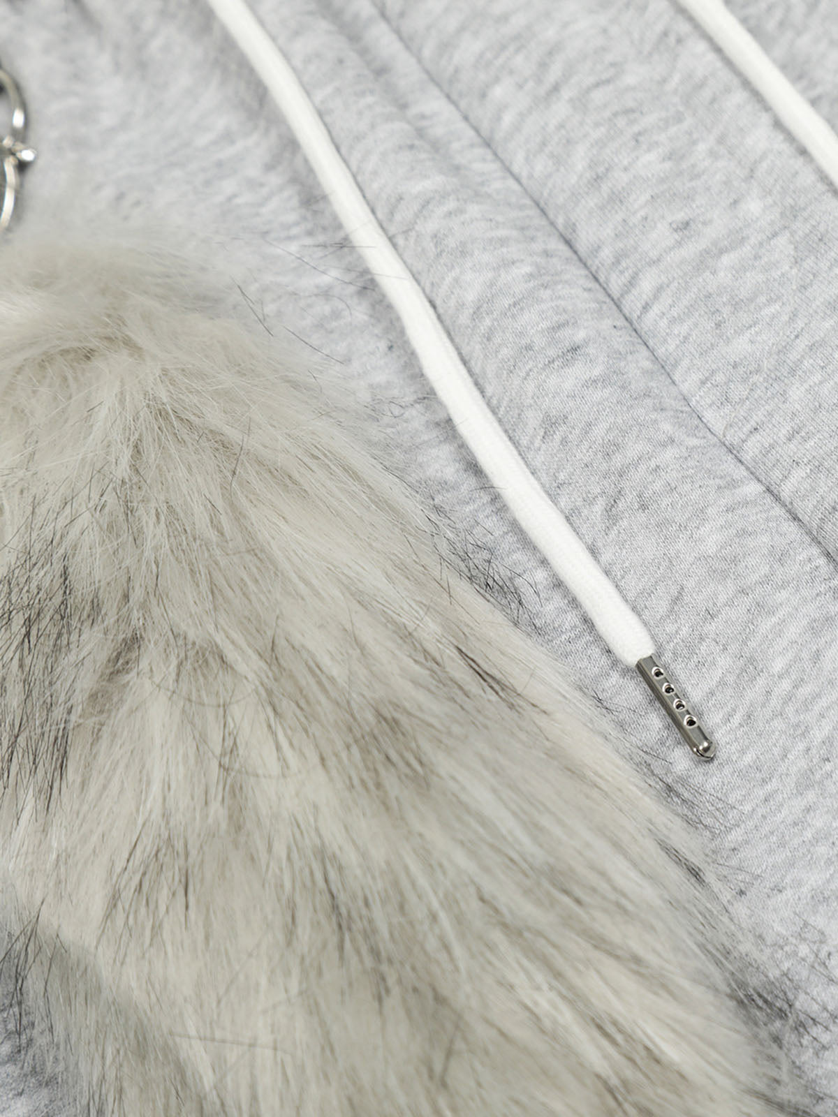 Stylish Wide-Leg Lounge Pants with Faux Fur Pom-Pom Detail 