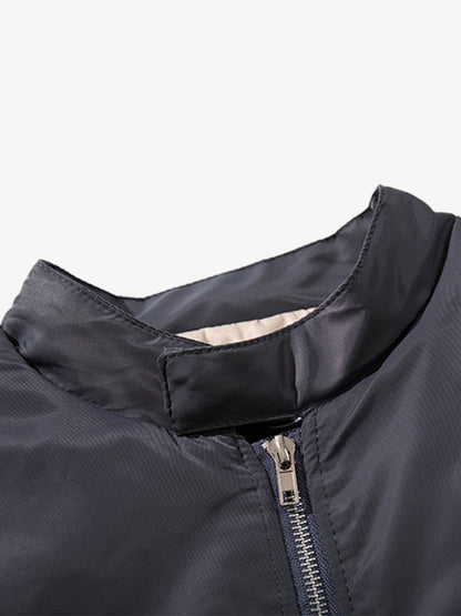 Minimalist Zip Bomber Jacket 