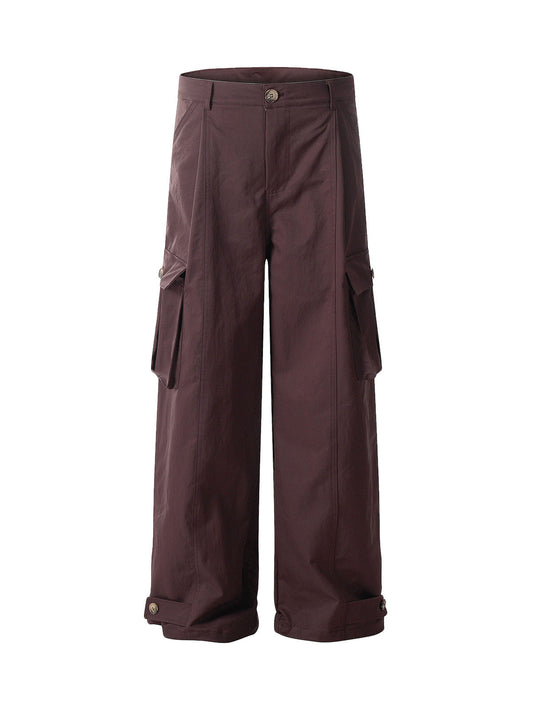 Deconstructed Multi-Pocket Cargo Pants 