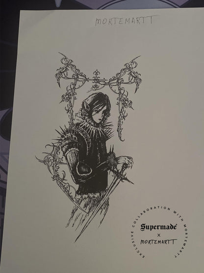 Supermade × Mortemartt Graphic Hooded Jacket- 2279 