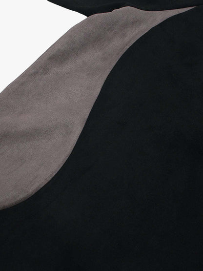 Cotton Blend Oversized Sport T-Shirt with Contrast Panels and Logo Print?