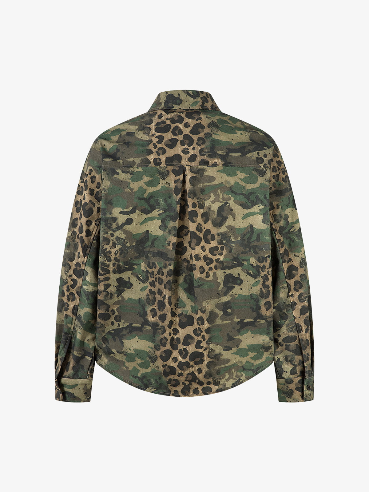 Cotton Camouflage Print Long Sleeve Shirt for Men - Casual Outdoor Style?