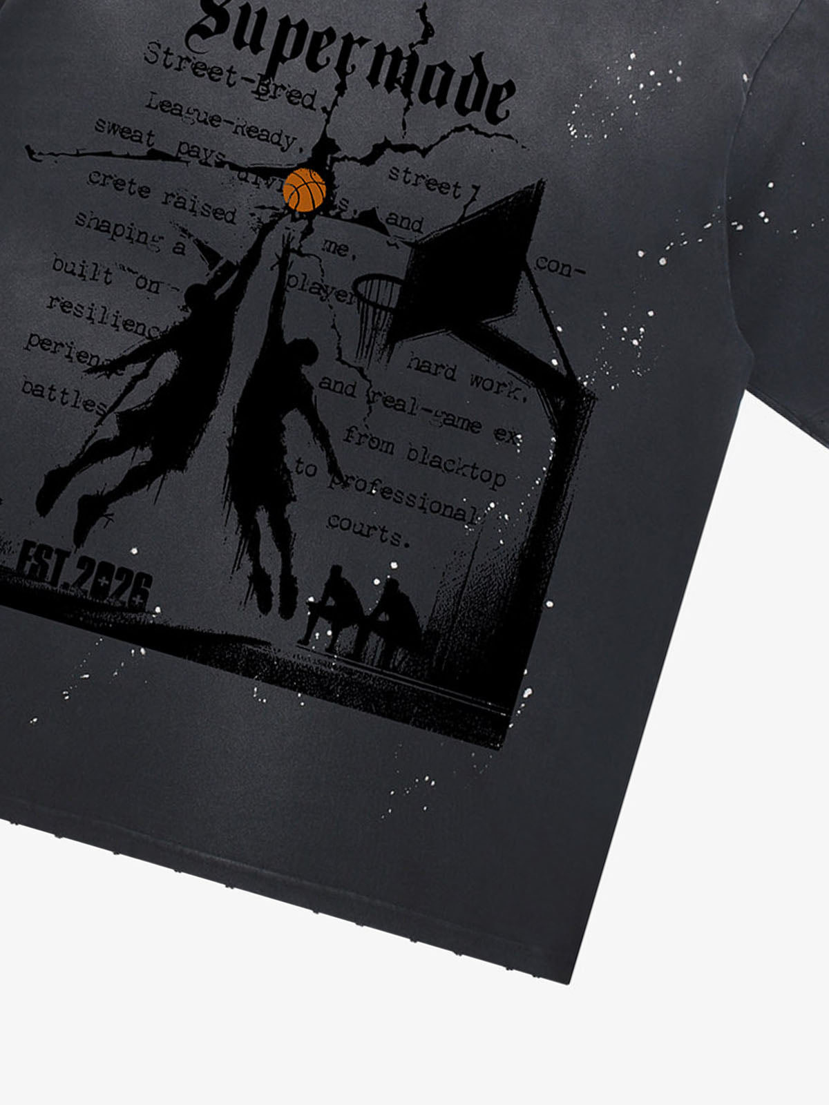 thesupermade Street Basketball  training pattern T-Shirt 