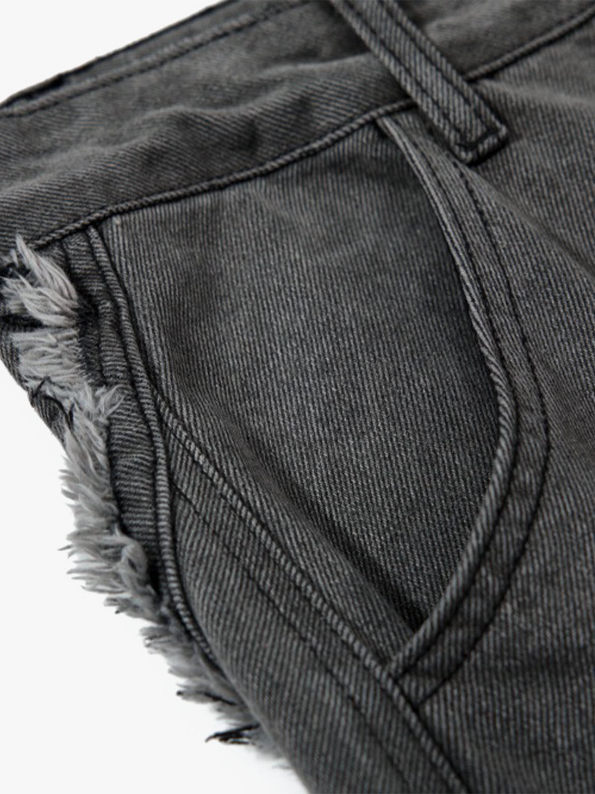 Plaid Jacket with Zipper Detail and Keychain Accessory 