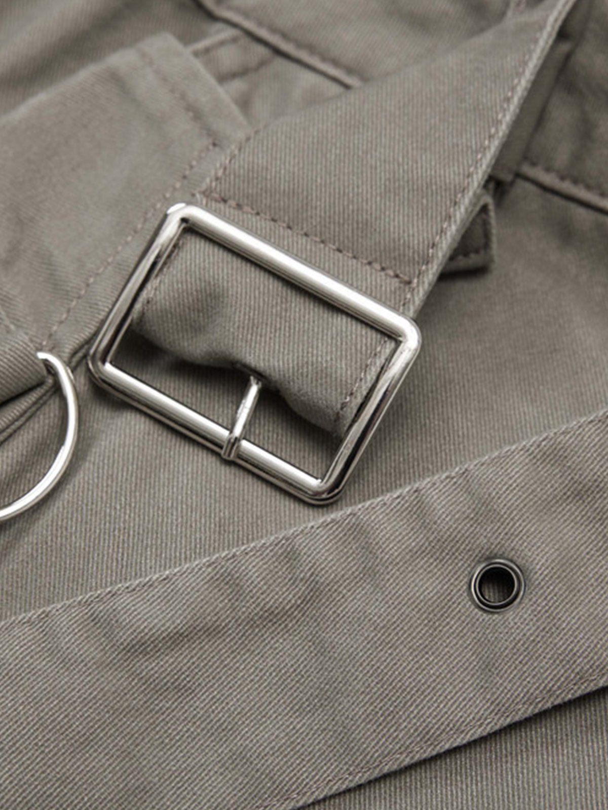 Multi-pocket Cargo Flared Pants 