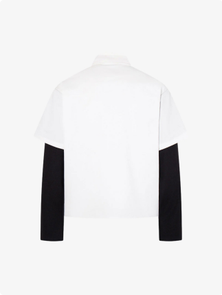 Tribal Flame Layered Cotton Linen Shirt?