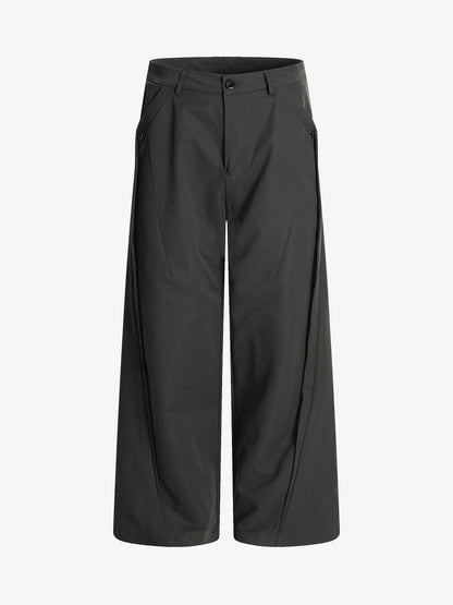 Street Deconstruction Split Casual Suit Pants 