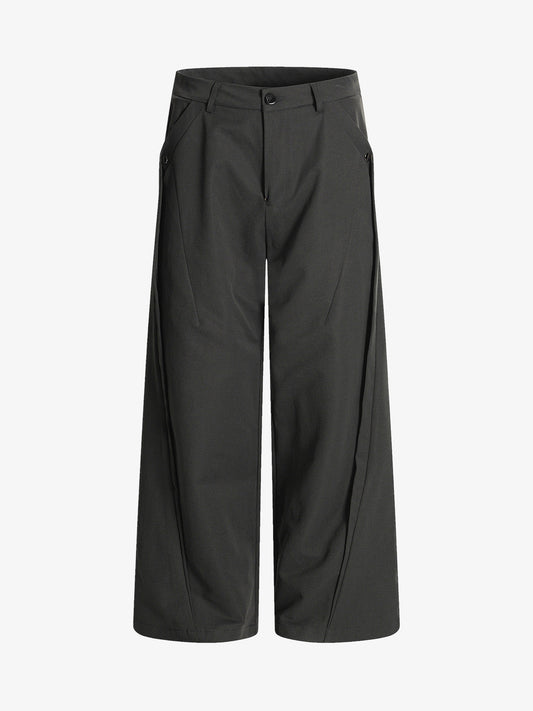 Street Deconstruction Split Casual Suit Pants 