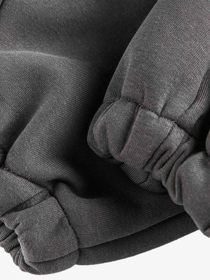 Street Deconstructed Split Zippered Hooded Sweatshirt 