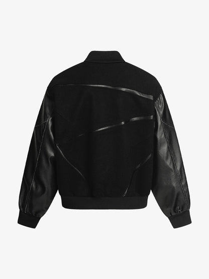 Stylish Black Bomber Jacket with Sleek Design for Modern Fashionistas 