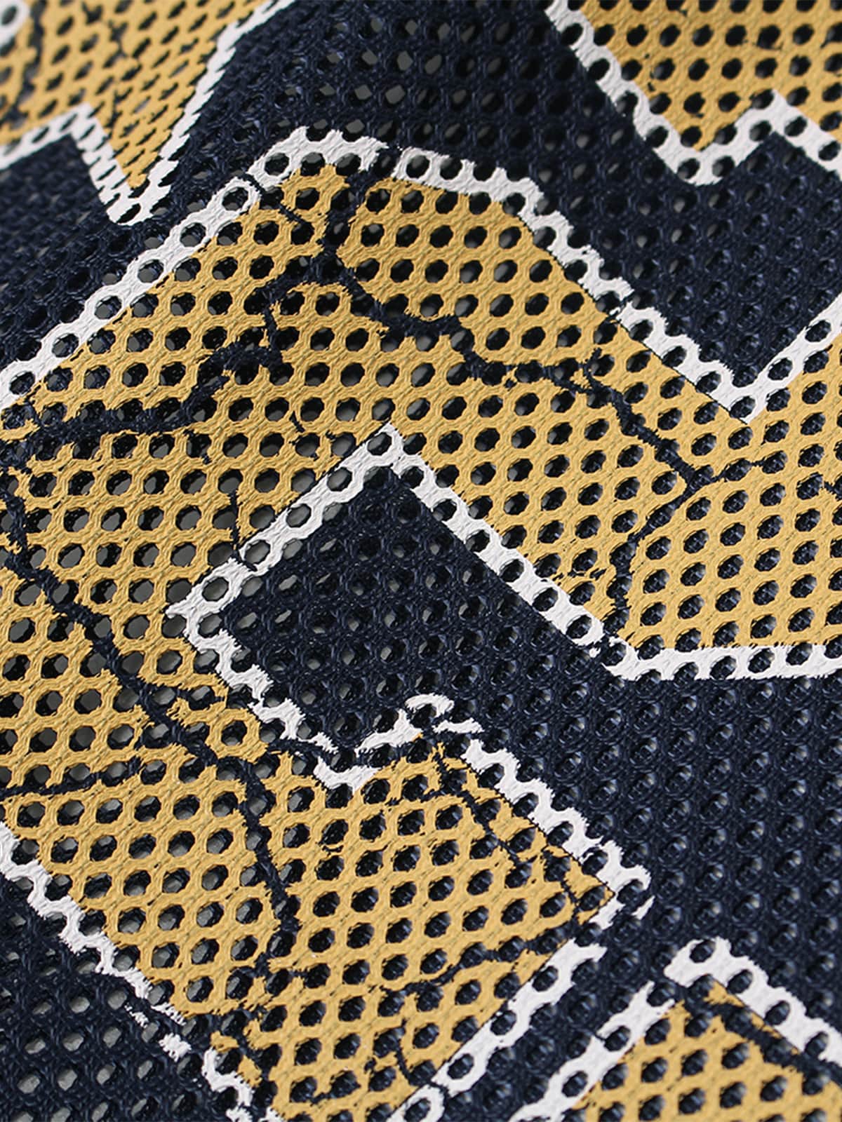 Mesh Flame Print Jersey T-Shirt with Supermade 25 Design 