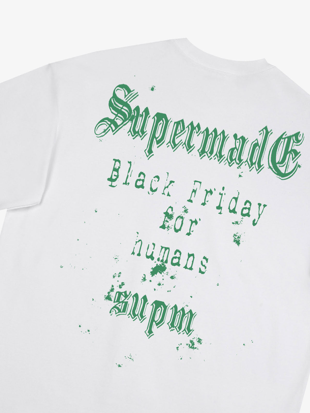 THE SUPERMADE Black Friday Gothic Skull Spiderweb Graphic T-Shirt 