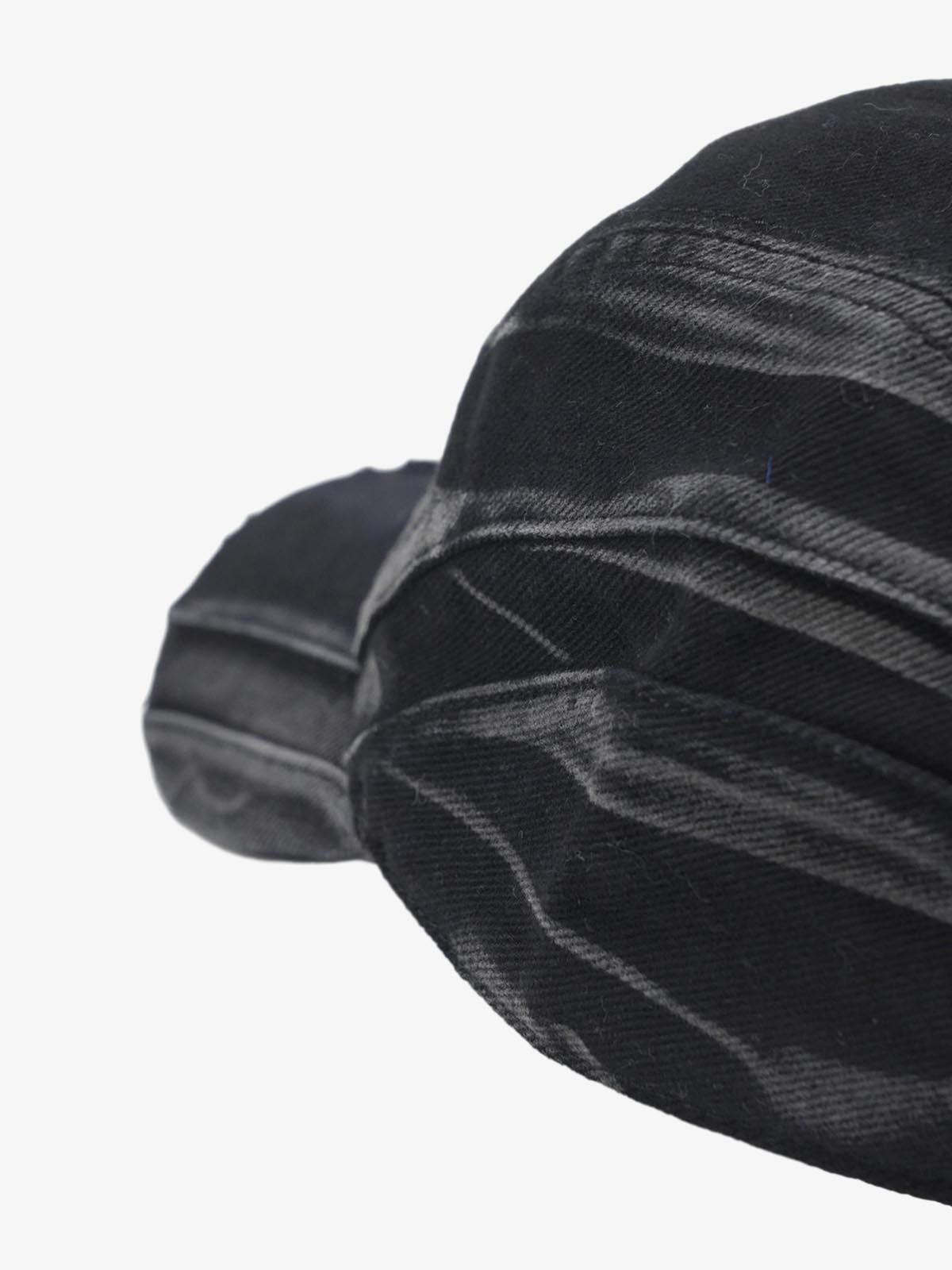 Washed Cotton Canvas Baseball Cap - Black, Vintage Style Adjustable Hat for Men and Women?