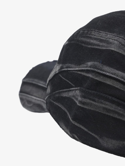 Washed Cotton Canvas Baseball Cap - Black, Vintage Style Adjustable Hat for Men and Women?