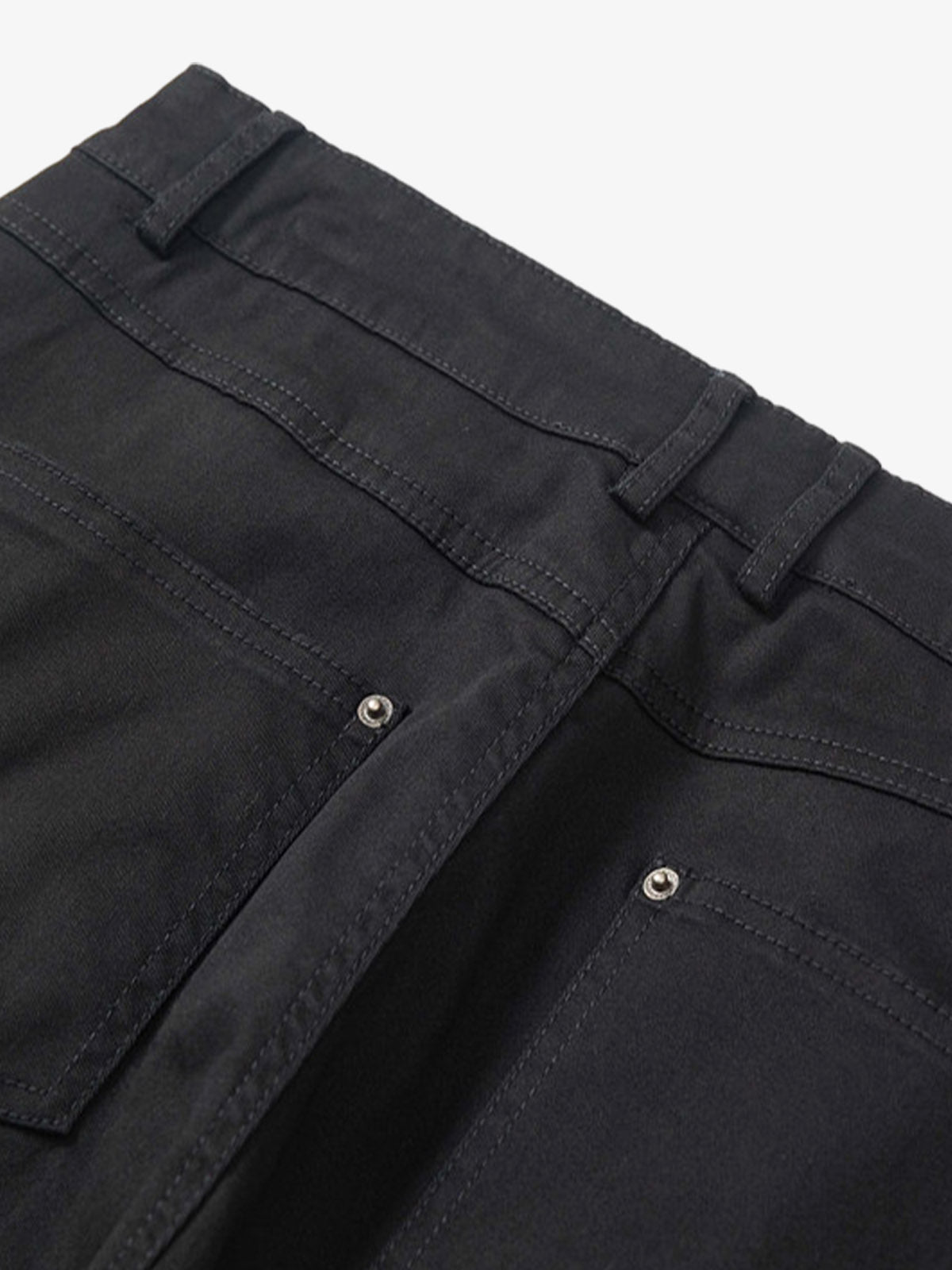 Technical Style Flared Cargo Casual Pants 