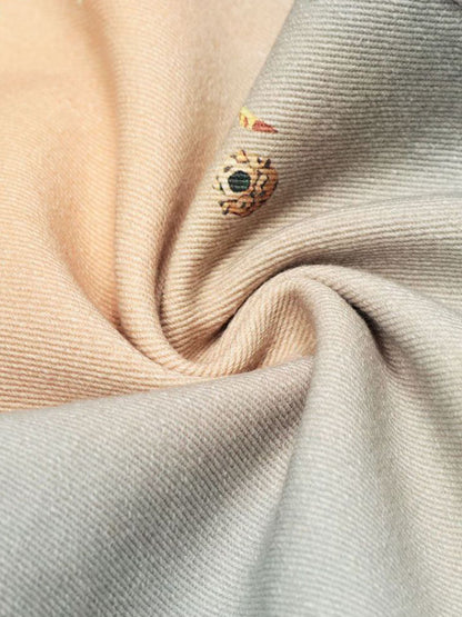 Unique Artistic Denim Trousers with Embellished Details for Women 