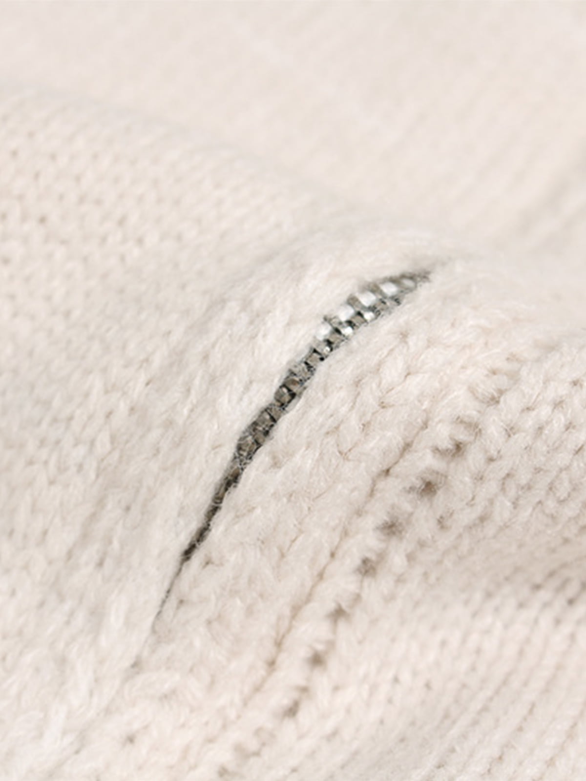 Stylish Star-Embellished Zip-Up Knit Sweater for Casual Elegance 