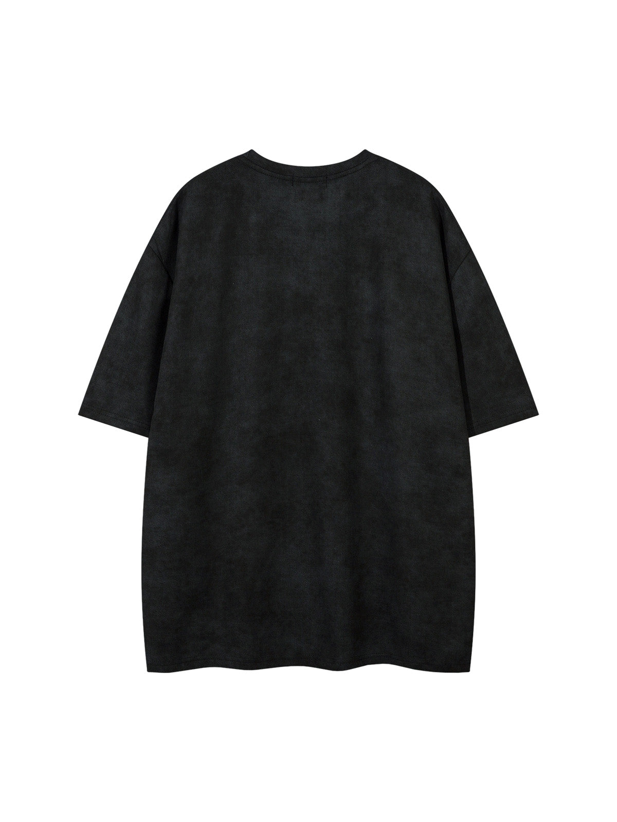 Oversized Graphic Suede Print T-Shirt 