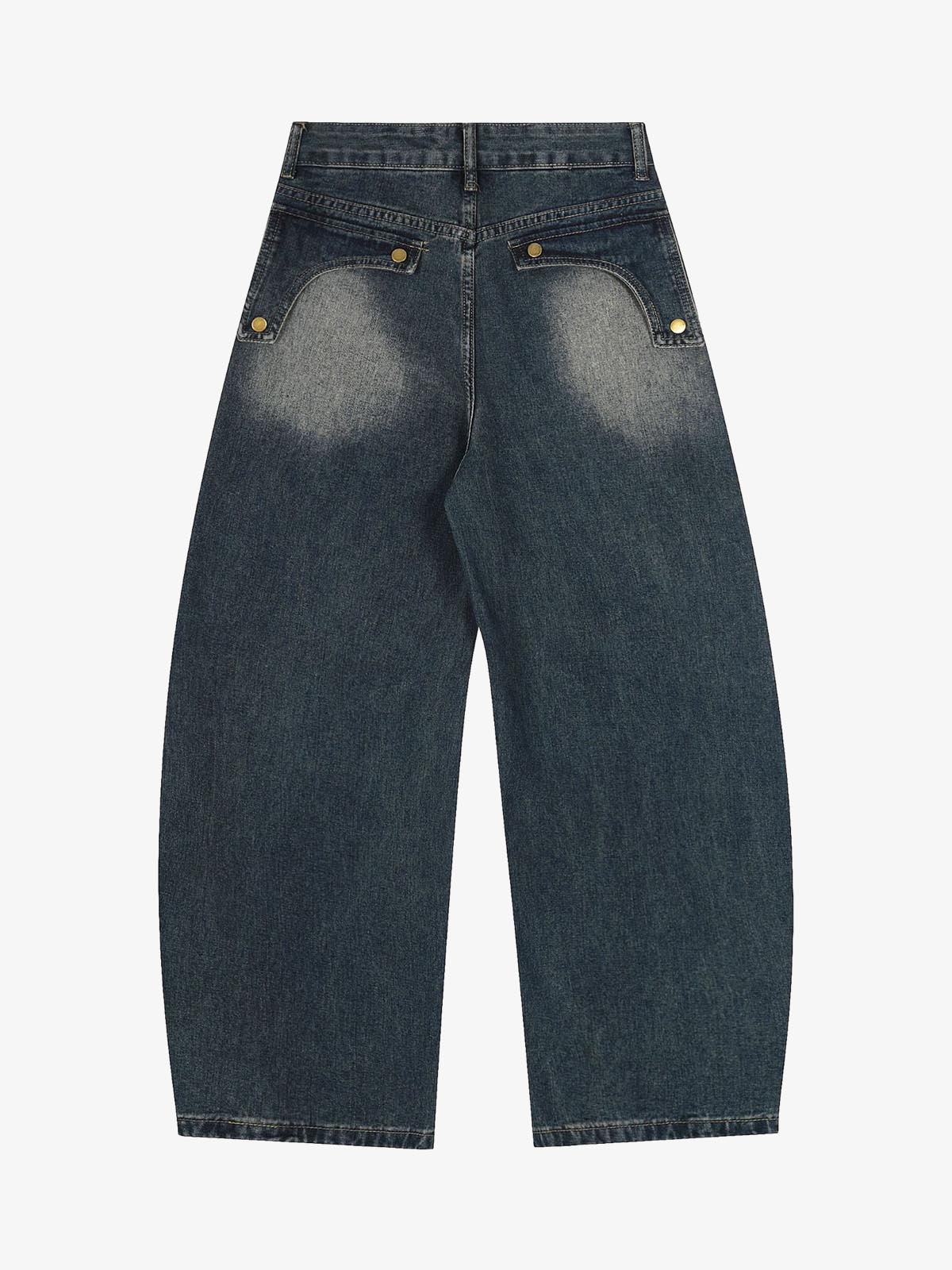 Distressed Denim Jeans with Embroidered Celestial Motifs for Women 