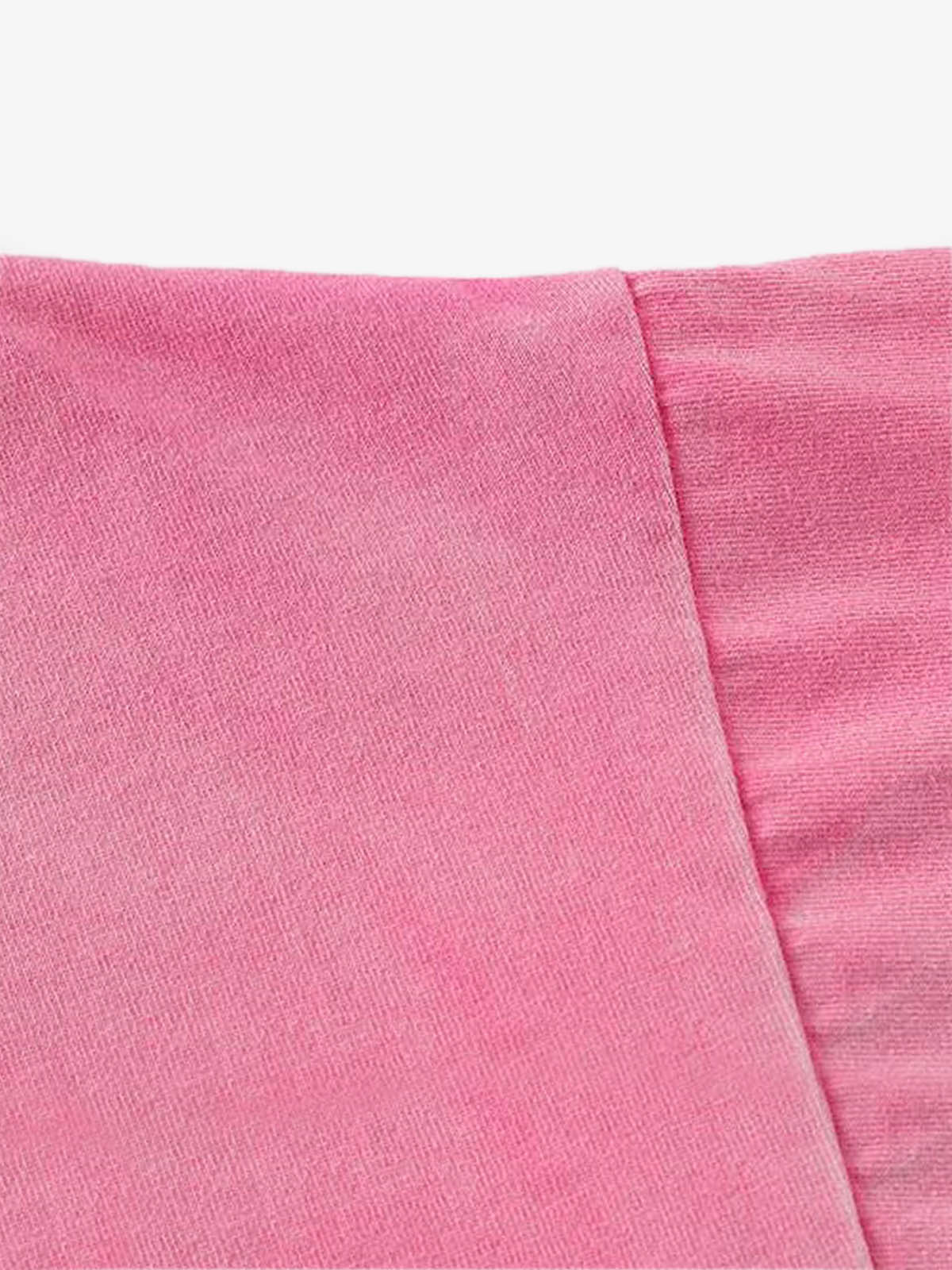 Thesupermade-Unisex Loose-fit Gradient Pink And Black Street Punk T-shirt With Gothic Pattern Print, Suitable For Street?