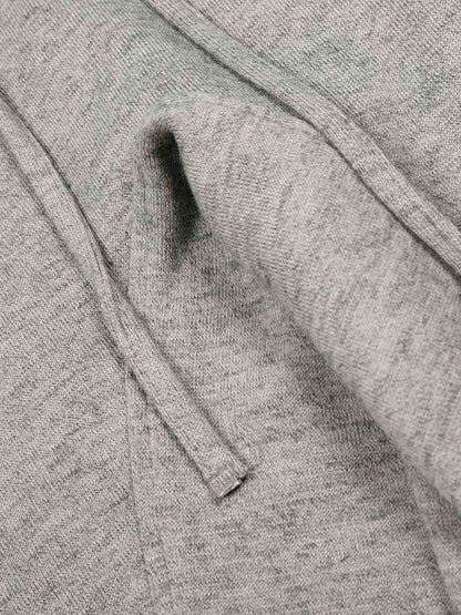 Contrast Check Waist Wide Leg Drawstring Sweatpants