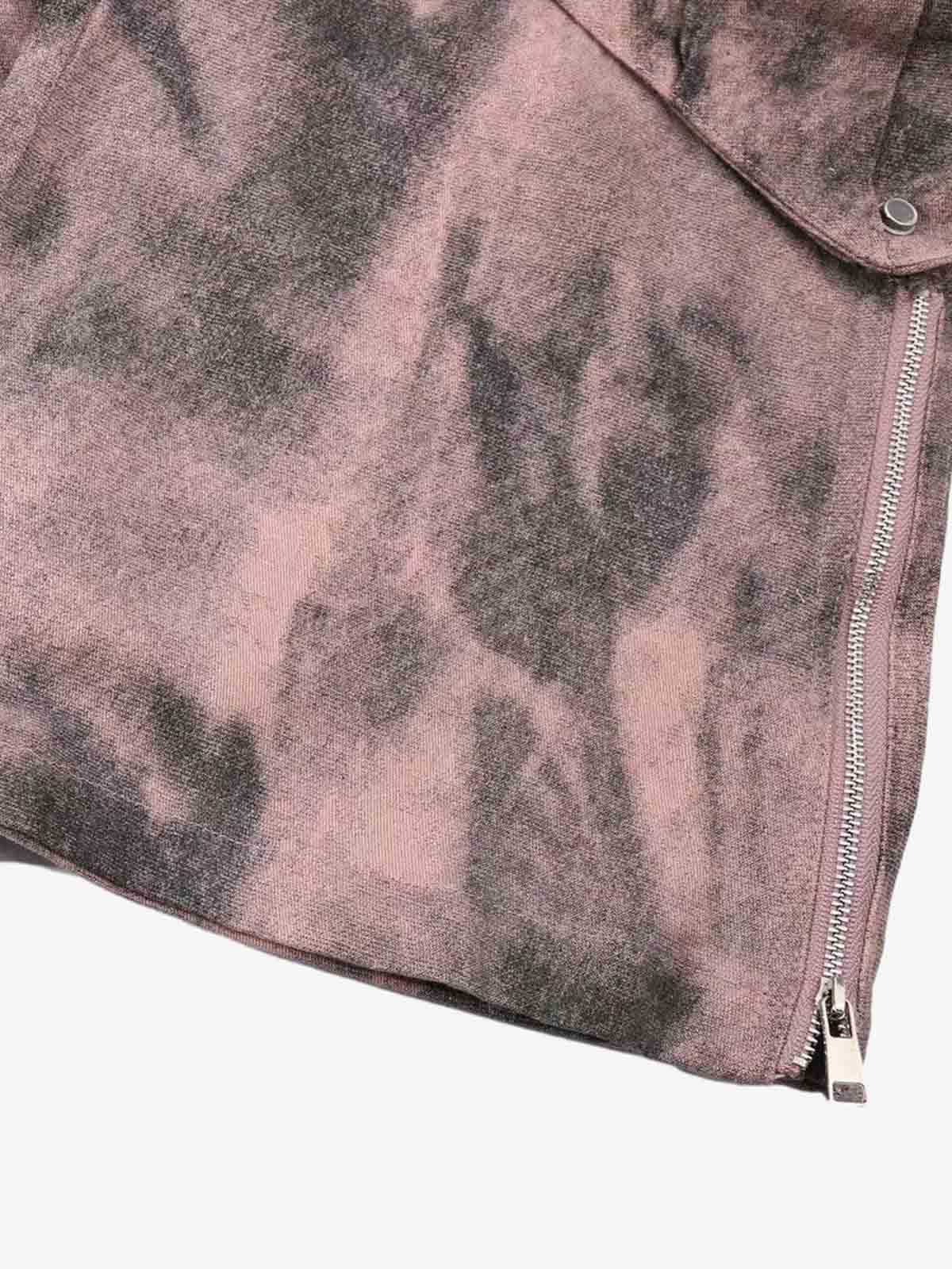 Smoky Dyed Multi-Pocket Tactical Strap Cargo Jeans