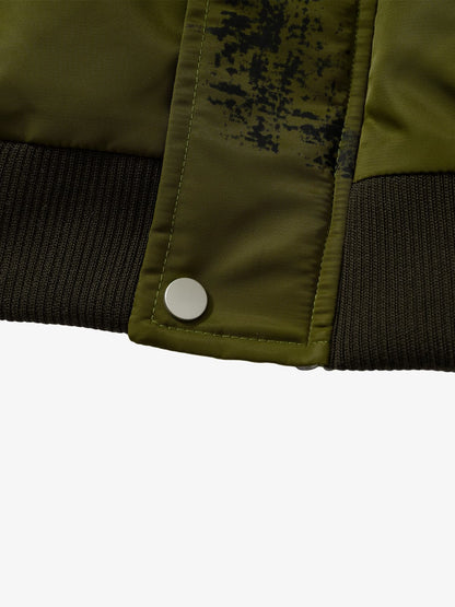 Winter-Ready Corduroy Jacket with Faux Fur Trim for Men 