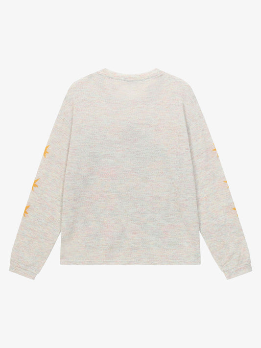 Colorful Village Print Long Sleeve Top for Women - Perfect for Casual and Festive Occasions 