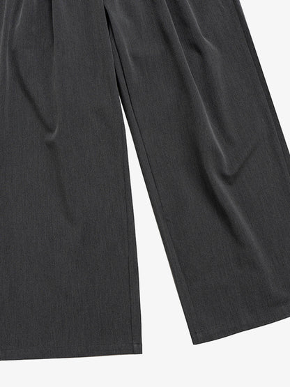 Stylish Wide-Leg Trousers with Unique Waistband Design for Modern Fashionistas 