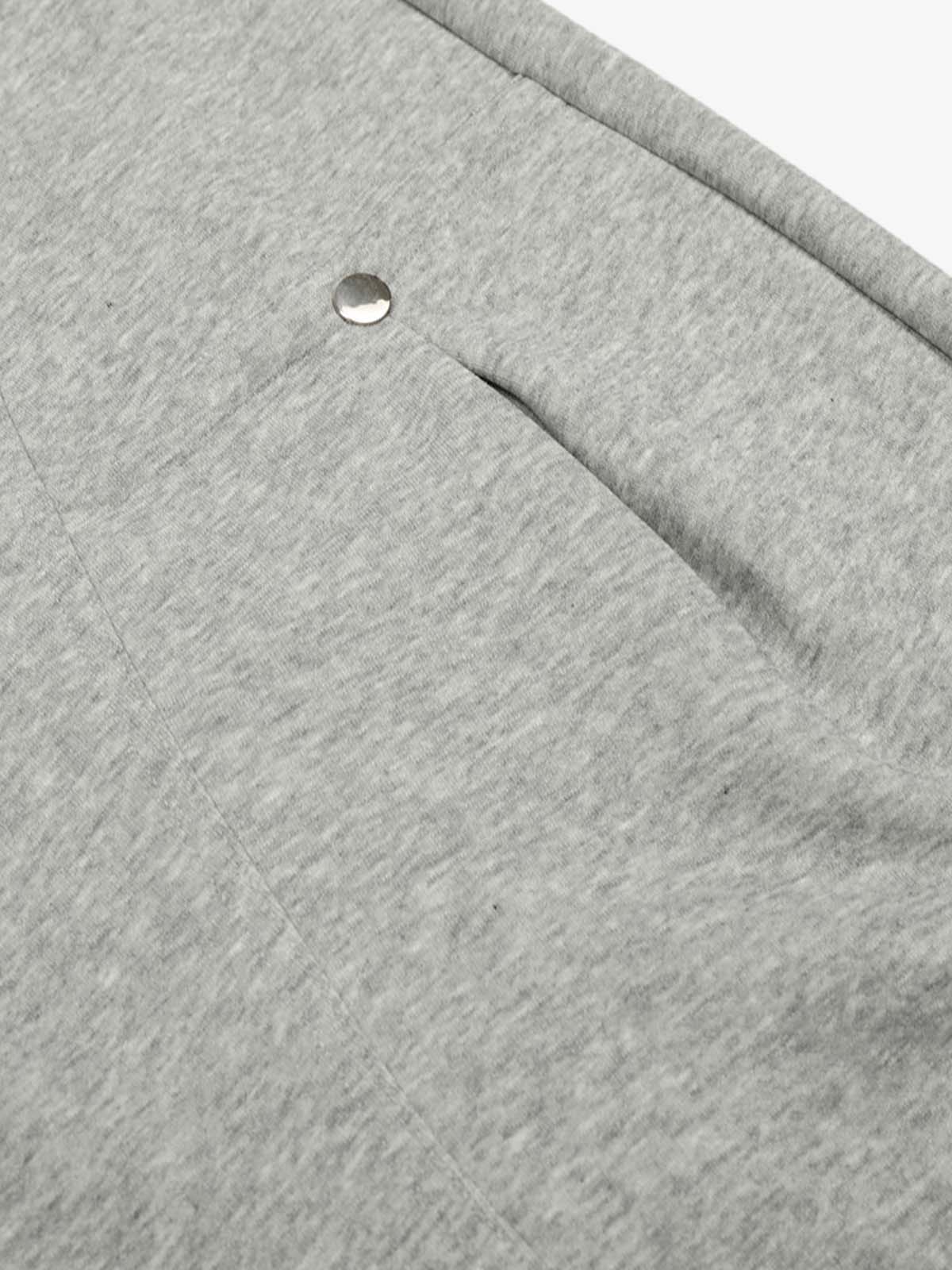 Stylish Grey Drawstring Waist Cargo Pants for Casual Wear 