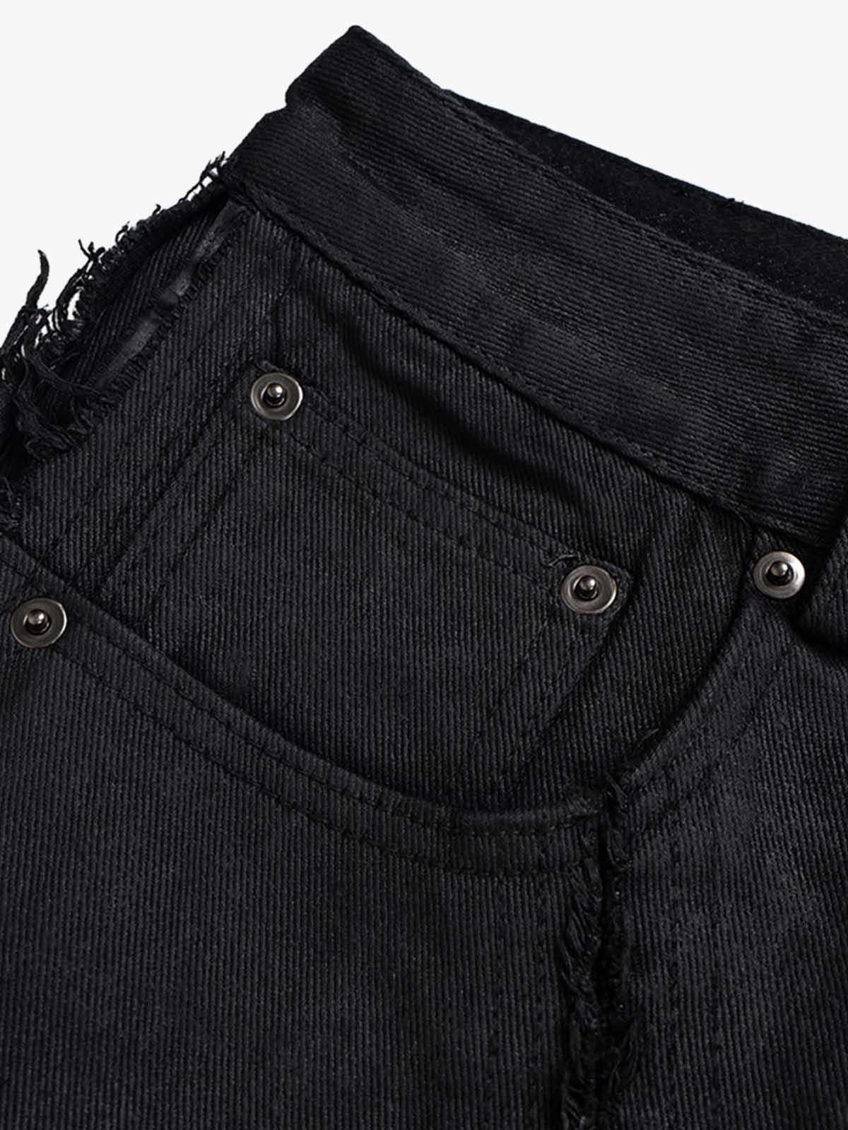 Waxed Baggy Side Whisker Jeans 