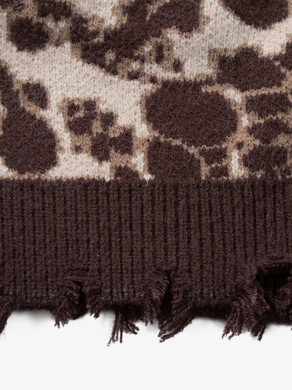 Skull Pattern Knit Sweater for Casual and Fashionable Looks 