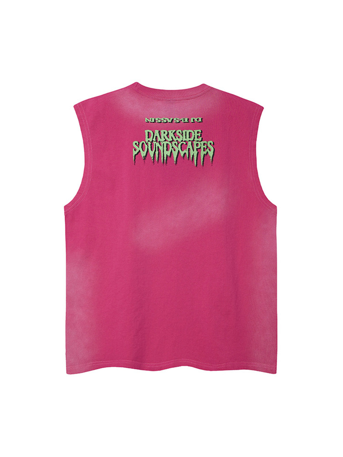 Street Graphic Spray Print Necklace T-Shirt 