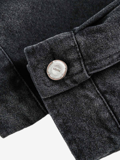 Stylish Embroidered Denim Jacket with Angelic Lace Design 