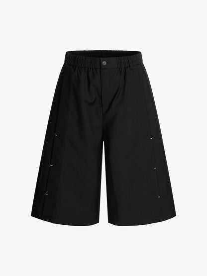 Deconstructed Drop-effect Casual Jort 