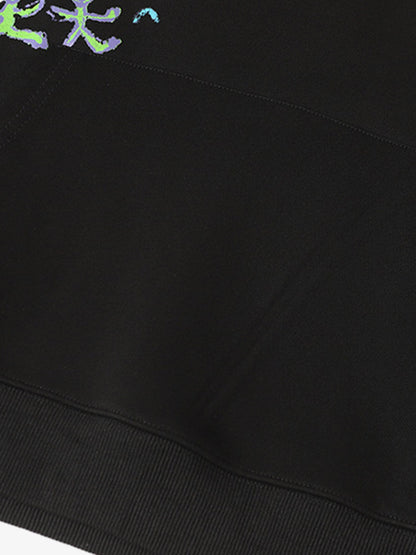 Embroidered Graphic Hoodie for Women - Stylish and Comfortable Fall/Winter Wear 