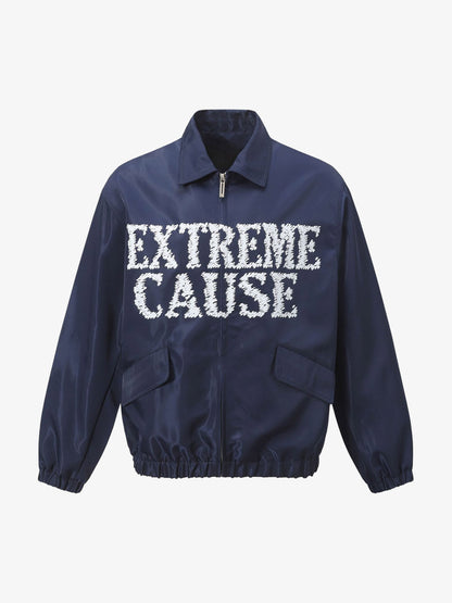 Stylish Bomber Jacket with Bold Graphic Design for Everyday Wear 
