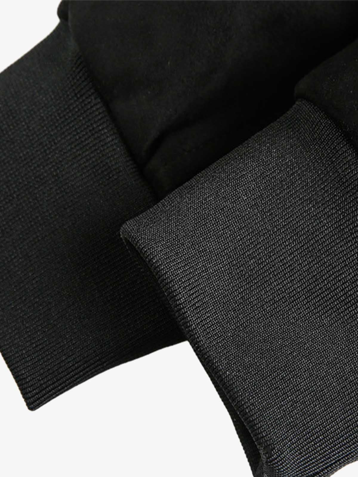 Suede Leopard-Trimmed Paneled Bomber Jacket 