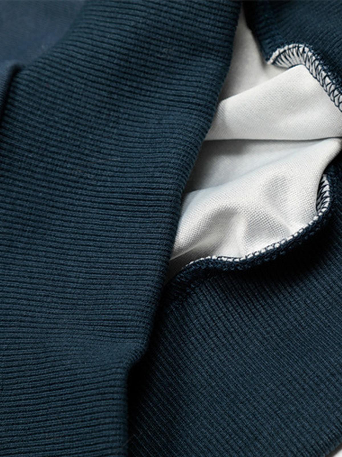 Retro Detachable Fur Collar Cropped Hooded Sweatshirt