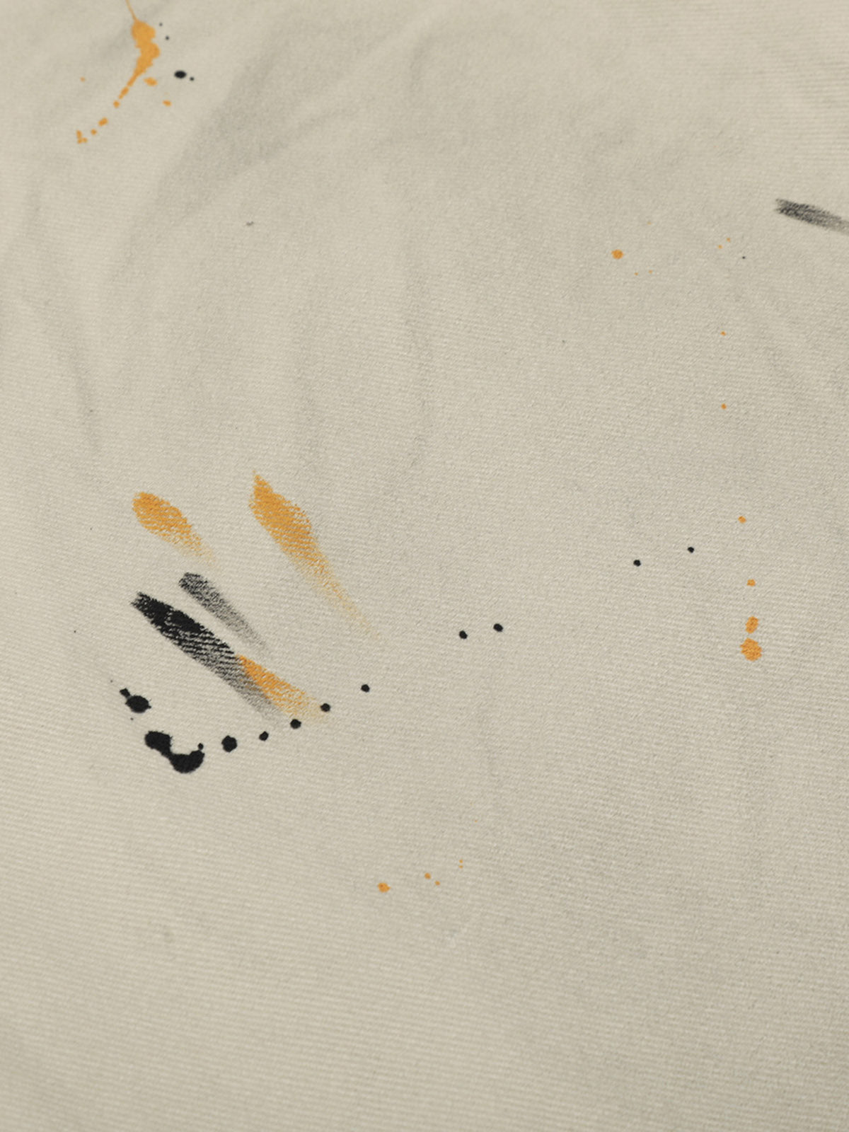 Retro Inkjet Dirty Dyed Barrel Pants 