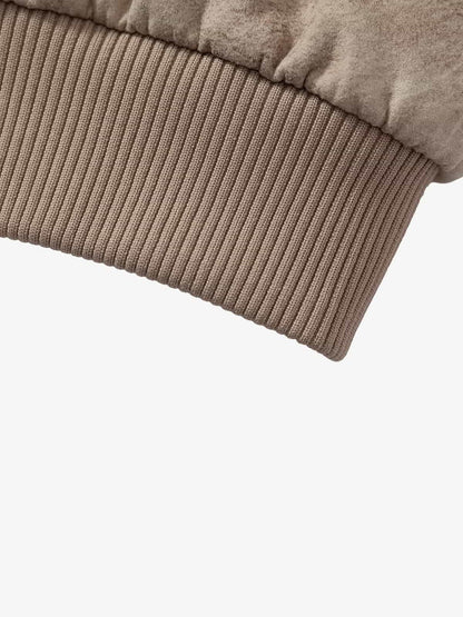 Winter-Ready Corduroy Jacket with Faux Fur Trim for Men 