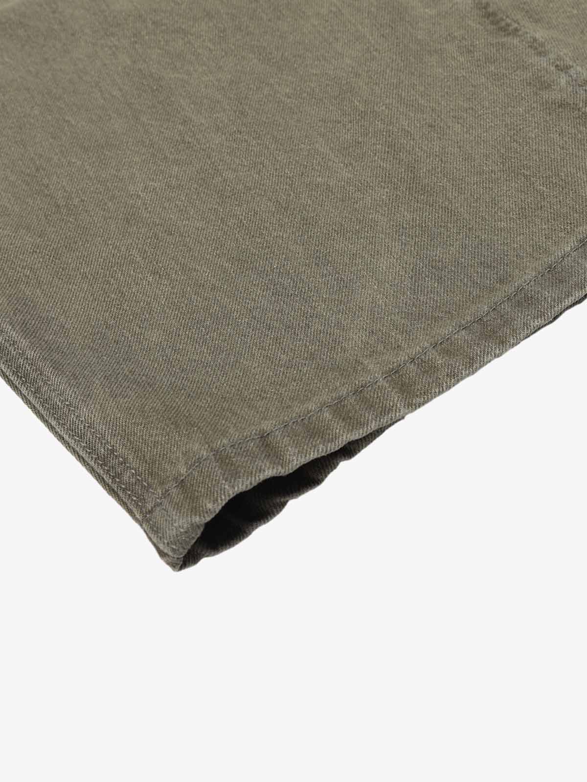 Olive Green Wide-Leg Cargo Pants with Oversized Pockets 