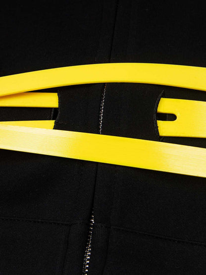 Cotton Blend Hoodie with Hair Clip Print Design for Men and Women?