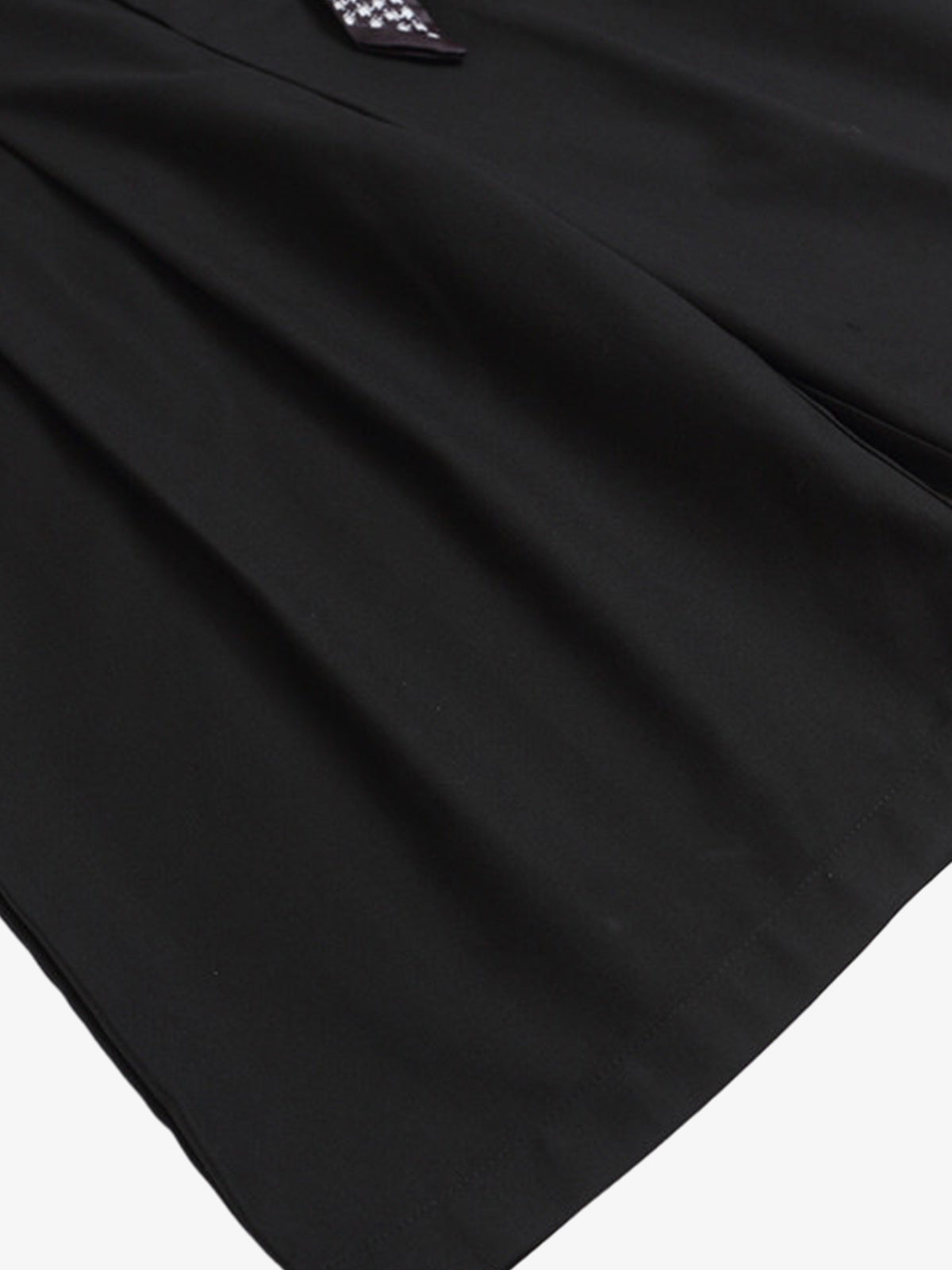 Pleated Design Pendant Decoration Baggy Shorts 