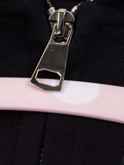 Cotton Blend Hoodie with Hair Clip Print Design for Men and Women?