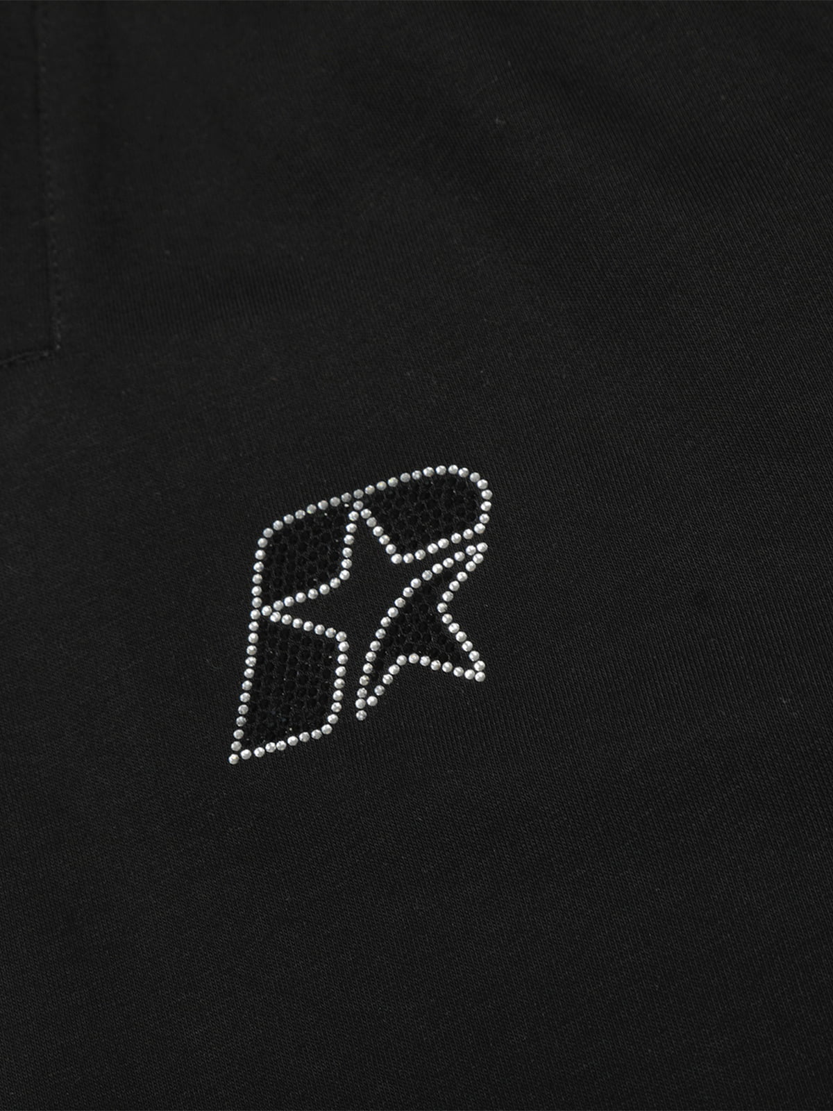 Stylish Black Wide-Leg Pants with Unique Embroidered Design for Casual Wear 