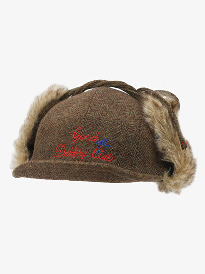 Winter Warmth Aviator Hat with Embroidered Design 