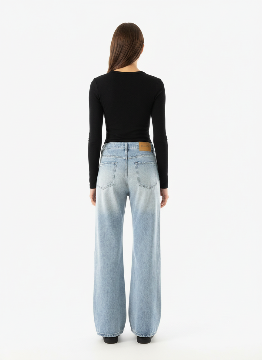 Denim Ripped Washed Distressed Jeans - 2503