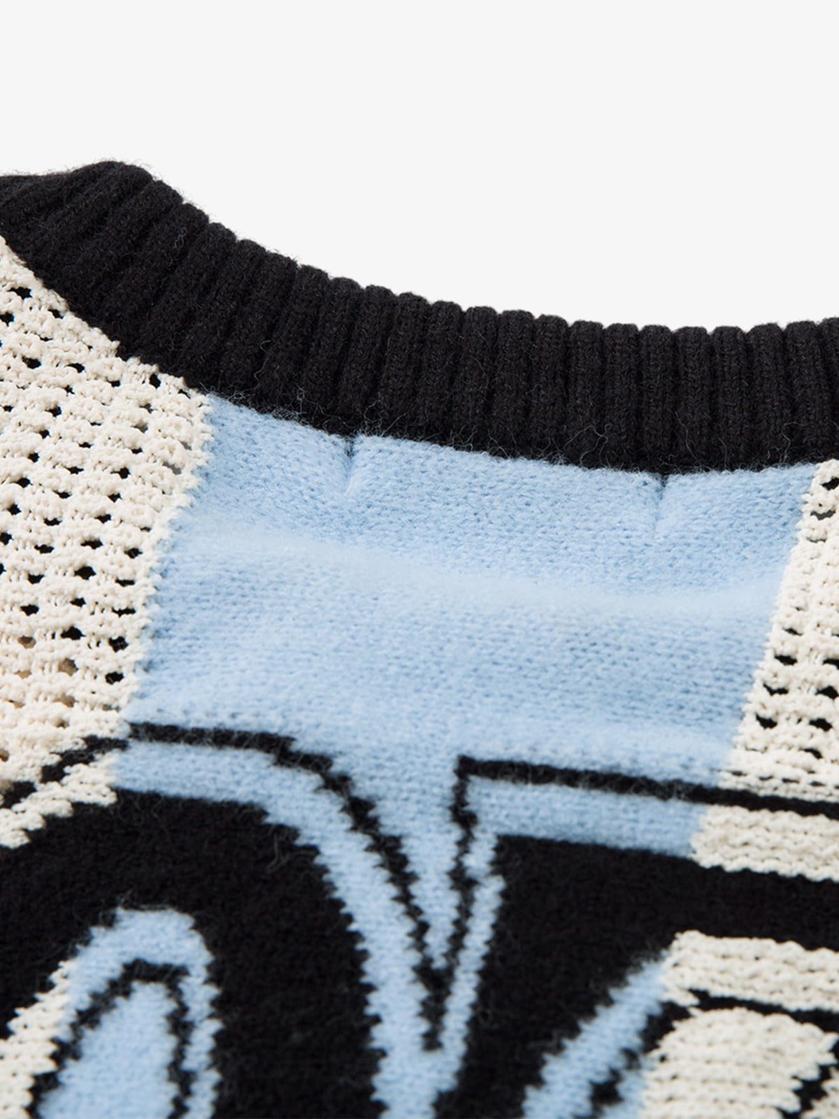 Stylish Contrast Panel Zip-Up Sweater for Casual and Sporty Looks 